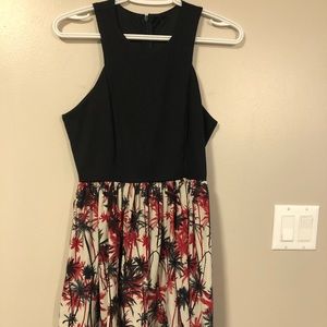 Summer Dress, Black and Red